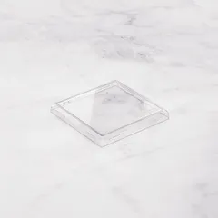 Крышка для бумажного контейнера OneClick 550 мл пластик ,L=13,B=13см прозр., изображение 2