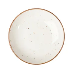 Тарелка глубокая «Париж» фарфор 0,5л D=20см белый,коричнев., Объем по данным поставщика (мл): 500