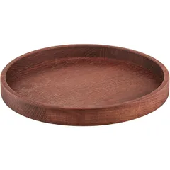 Serving dish  oak  D=250, H=27mm  mahogany