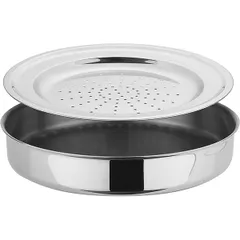 Масленка с емкостью для льда сталь нерж. D=350,H=65мм, изображение 2