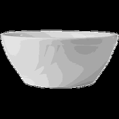 Salad bowl “Atlantis” porcelain 320ml D=125,H=50mm white