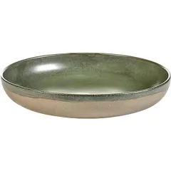 Блюдо «Серфис» глубокое керамика D=320,H=55мм зелен., изображение 3