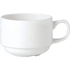 Coffee cup “Simplicity”  porcelain  100ml  D=65,H=50,L=85mm white