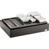 Станция буфетная для готовых блюд, цвет венге дерево