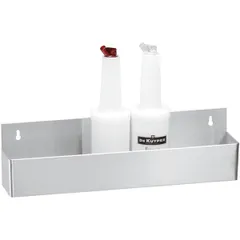 Полка для бутылок (1 ряд) сталь нерж. ,H=15,5,L=56,B=10,5см серебрист.