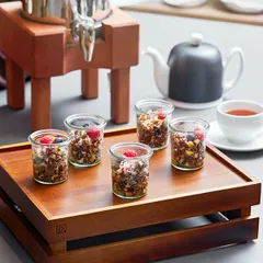 Ящик для подачи акация ,H=10,5,L=29,B=18,5см св.корич., изображение 2