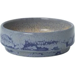 Plate "Aurora Revolution Bluestone" with rim  porcelain  blue