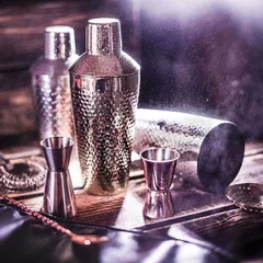 Шейкер европейский «Пробар» рифленый сталь нерж. 0,7л D=89,H=235мм серебрист., изображение 4