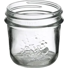 Банка «Кватро Стаджони» круглая без крышки стекло 200мл D=89,H=85мм прозр., изображение 3