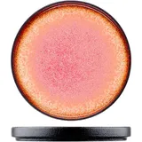 Тарелка «Агат» фарфор D=15см красный,черный