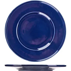 Тарелка керамика D=23,H=2см синий