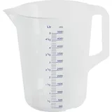 Стакан мерный с ручкой полипроп. 5л D=20,5,H=27см прозр.