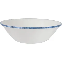 Salad bowl “Blue Dapple” porcelain 430ml D=165,H=50mm white,blue