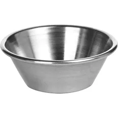 Sauce boat stainless steel 60ml D=62,H=30mm metal.