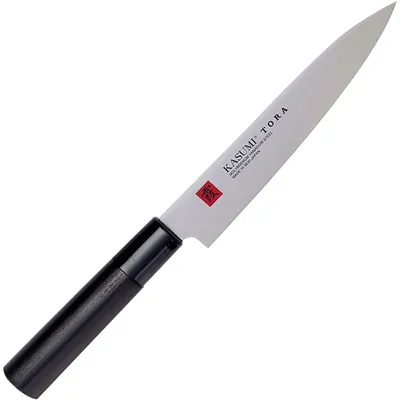 Нож кухонный универсальный сталь нерж.,дерево ,L=265/150,B=28мм металлич.,черный