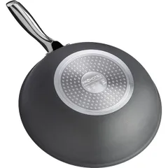 Сковорода «Вок» «Уитфорд» алюм.литой,сталь нерж. 3,5л D=28,H=8см граф.,черный, изображение 2