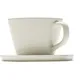 Чашка кофейная «Сена» для капучино фарфор 220мл D=92,H=65мм слон.кость, изображение 3