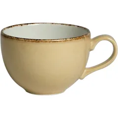 Coffee cup “Terramesa Vit”  porcelain  85 ml  D=65, H=50, L=85 mm  beige.