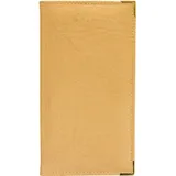 Папка для счетов с уголками кожезам. ,H=1,L=22,B=12см бежев.