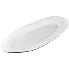 Serving dish “Taffoni”  porcelain , L=35, B=16cm  white