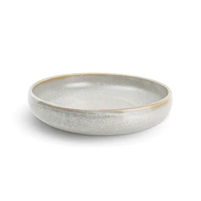 Тарелка с бортом  «Юско»  фарфор  D=24, Н=6  зеленый  F2D