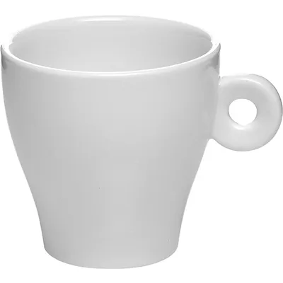 Чашка кофейная «Кунстверк» фарфор 150мл D=77/45,H=80,L=94мм белый, изображение 2