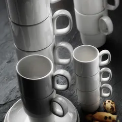 Блюдце «Лив» фарфор D=165,H=18мм белый, изображение 2