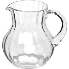 Кувшин рифленный 1,5л D=10,H=17,L=17,5см прозр., изображение 2