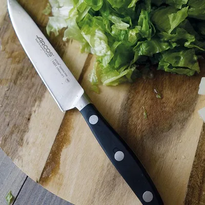 Нож для чистки овощей «Манхэттен» сталь нерж.,полиоксиметилен ,L=23,7/13см металлич.,черный, изображение 2