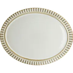 Блюдо «Аделаид» овальное фарфор ,L=34,B=26см кремов.