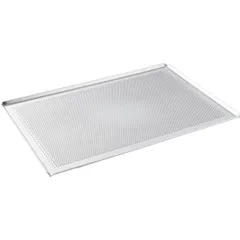 Perforated tray aluminum ,H=1,L=53,B=65cm metal.