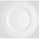 Тарелка мелкая «VERSAILLE BLUE» фарфор D=23см белый,голуб.