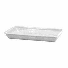 Container for food warmer 1/1 porcelain ,H=65,L=530,B=325mm white