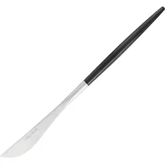 Table knife “Steel Black Silver Matt”  stainless steel , L=223, B=15mm  black, silver.