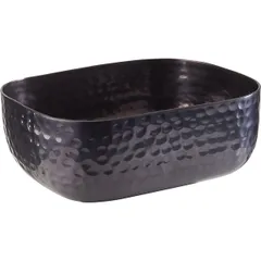 Salad bowl aluminum 0.7l ,H=55,L=155,B=120mm black