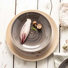 Тарелка «Революшн Сэндстоун» мелкая фарфор D=30,H=2см бежев., изображение 4