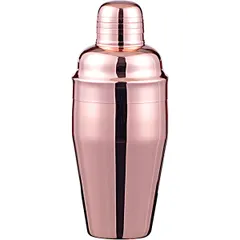 Шейкер европейский «Пробар» сталь нерж. 0,5л D=80,H=205мм роз. золото