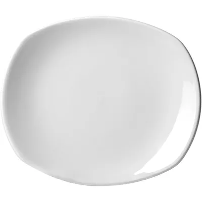 Тарелка «Тэйст» мелкая фарфор ,L=30,5,B=26см белый, Длина (мм): 305, Ширина (мм): 260