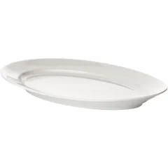 Блюдо «Принцип» овальное фарфор ,H=30,L=315,B=215мм белый, изображение 2