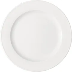 Plate “Bonn” with a wide side  porcelain  D=30.2 cm  white