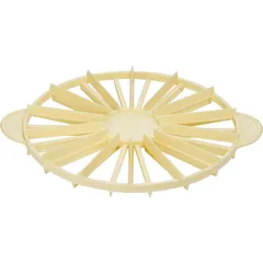 Делитель для торта на 14-18 кусков полипроп. D=265,H=25,L=325,B=265мм желт., изображение 2