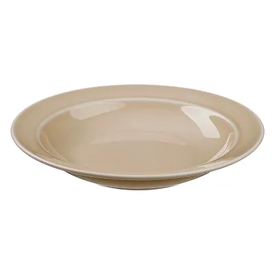 Тарелка глубокая «Акварель» Принц фарфор 400мл D=225,H=39мм бежев., изображение 2