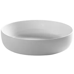 Salad bowl “Base”  porcelain  D=24, H=6cm  white, matte