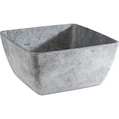 Salad bowl “Element” plastic 3.8l ,H=12,L=25,B=25cm gray