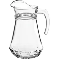 Jug “Casablanca” glass 1.3l D=80,H=201,L=160mm clear.