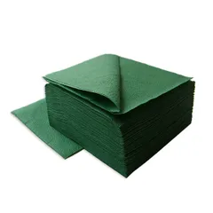 Napkins 1-sheet 24*24cm[400pcs]  dark green.