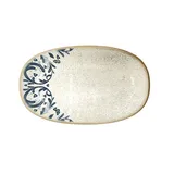 Блюдо сервировочное «Виенто» овальное фарфор ,L=24,B=14см белый,синий