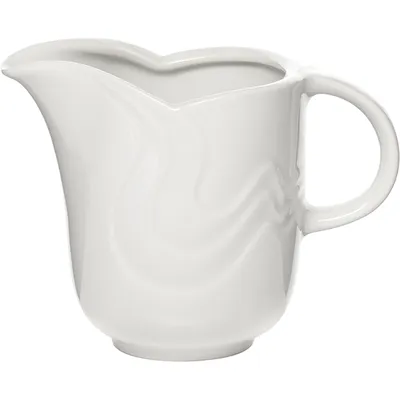 Молочник «Мелодия» фарфор 100мл D=50,H=65,L=95,B=55мм белый