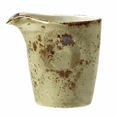 Milk jug “Kraft Green”  porcelain  85 ml  D=58, H=72, L=75mm  green.