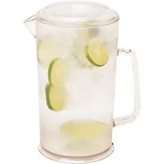 Кувшин с крышкой пластик 1,9л D=18,5,H=23см прозр., изображение 2